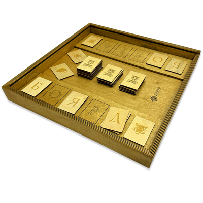 Настольная игра из дерева «Карты Форт Боярд» M в пенале - фото 69946305