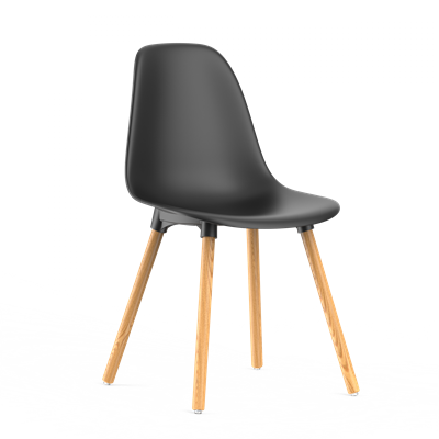 Стул BRAVA (черный) PP1002B  (от 12 шт) - фото 69963913