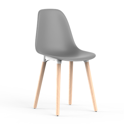 Стул BRAVA (серый) PP1002G (от 12 шт) - фото 69963925