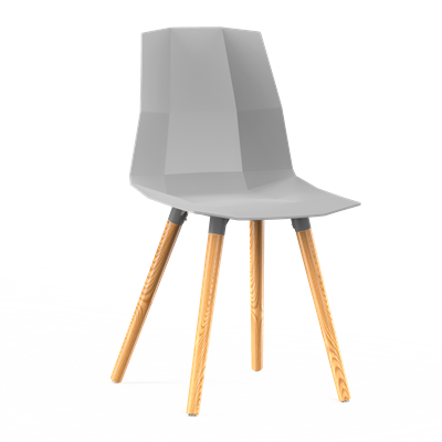 Стул BLESS (серый new) PP1105NG (от 12 шт) - фото 69964570