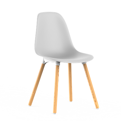 Стул BRAVA (светло-серый) PP1002GL (от 12 шт) - фото 69964603