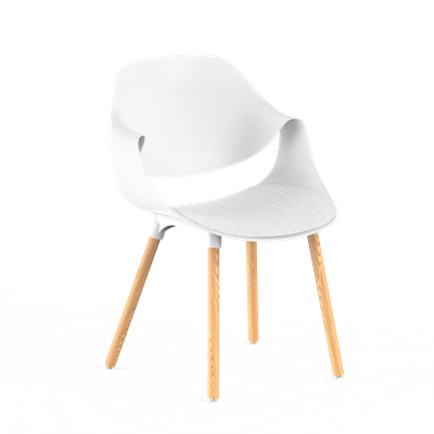 Стул KELA SOFT (белый) PP1101W (от 12 шт) - фото 69964666