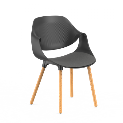 Стул KELA SOFT (черный) PP1101B (от 12 шт) - фото 69964698