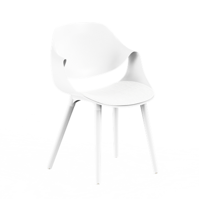 Стул SATIE SOFT W (белый) PP1220W (от 12 шт) - фото 69964808