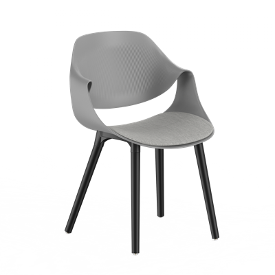 Стул SATIE SOFT B (серый new) PP1210NG (от 12 шт) - фото 69964833