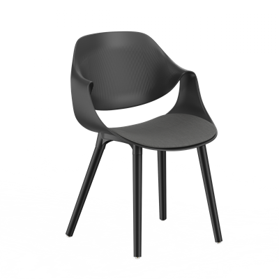 Стул SATIE SOFT B (черный) PP1210B (от 12 шт) - фото 69964838