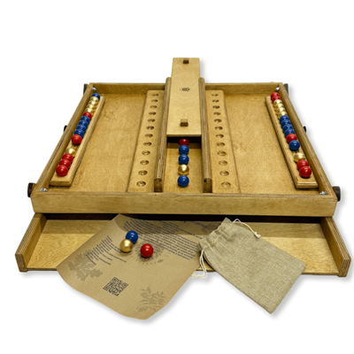 Настольная игра из дерева «Цветные шарики Форт Боярд» M фанера - фото 69965060