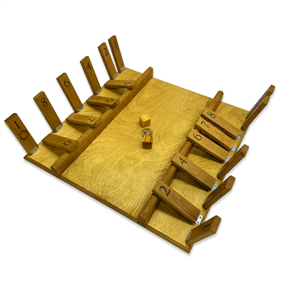 Настольная игра из дерева «Закрой коробку» (Shut The Box) Лайт - фото 69965204