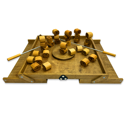 Настольная игра из дерева «Башня из колец Форт Боярд» M - фото 69965405