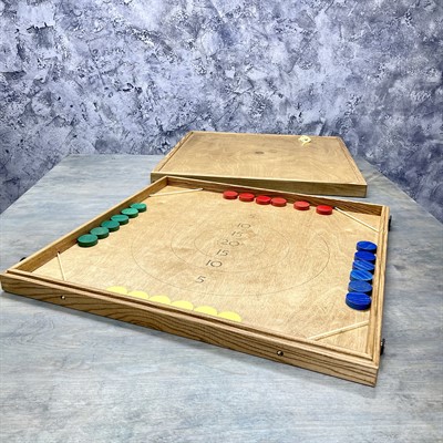 Настольная игра из дерева  «Стрельба по мишени» на 4-х игроков L - фото 69966042