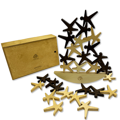 Настольная игра из дерева «Акробаты» в коробке № 3 S - фото 69966309