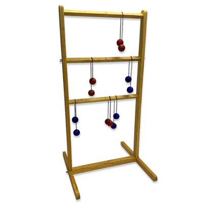 Настольная игра из дерева «Японское лассо» L 1 стойка - фото 69967297