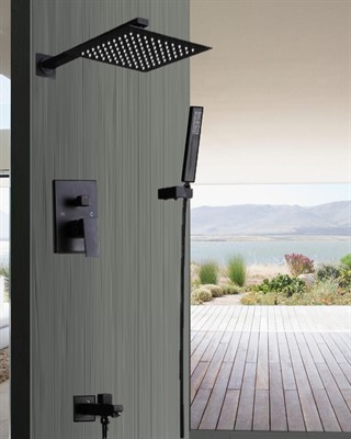 Teivaz Встраиваемый душевой комплект  TVZ-1805 Чёрный - фото 69967730