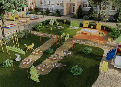 Площадка "Привал на полянке". Комплект 6 - фото 69977361