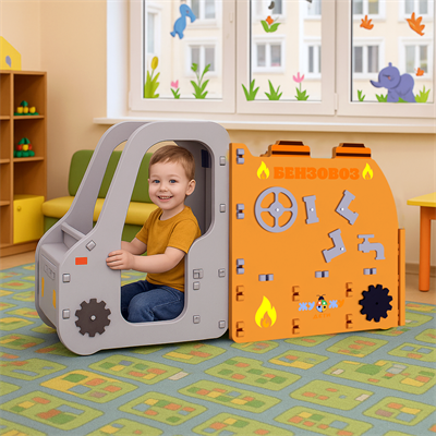 Игровые макеты машин с бизи-элементами из безопасного полимера - фото 69977387