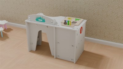 Игровой мягкий сборный стол "Сибур" с интерактивными элементами - фото 69977400