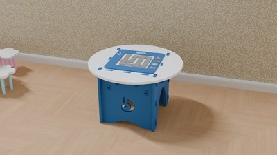 Игровой мягкий сборный стол "Газпром" с интерактивными элементами - фото 69977408