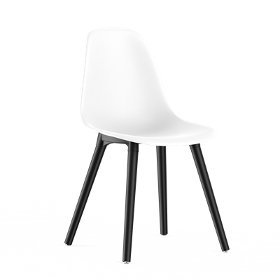 Стул SANS B (белый) PP1212W (от 12 шт) - фото 69982814