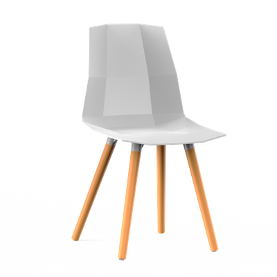 Стул SOLL (светло-серый) PP1150GL (от 12 шт) - фото 69982858