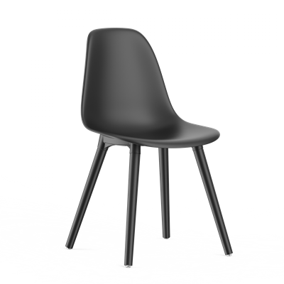 Стул SANS B (черный) PP1212B (от 12 шт) - фото 69982931