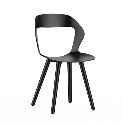 Стул SOVER B (черный) PP1118B (от 12 шт) - фото 69982996