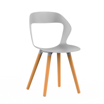 Стул SOVER (светло-серый) PP1151GL (от 12 шт) - фото 69983019