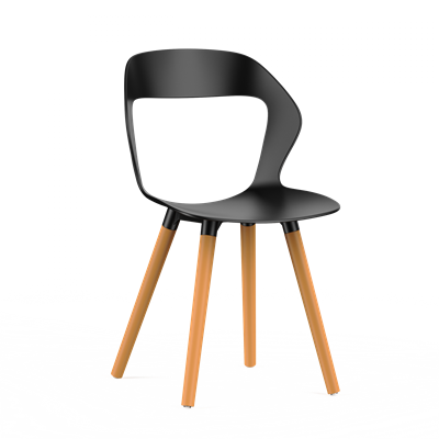 Стул SOVER (черный) PP1151B (от 12 шт) - фото 69983029