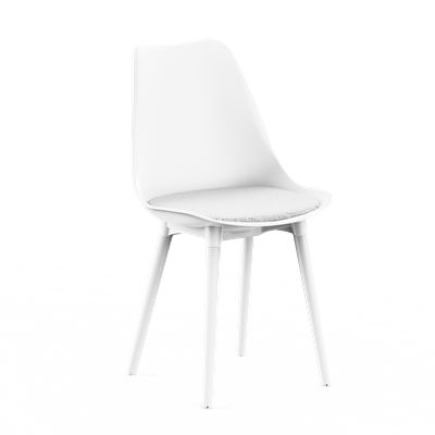 Стул SIDEN BOUCLE (белый на белых ножках) PP1223W (от 12 шт) - фото 69983095