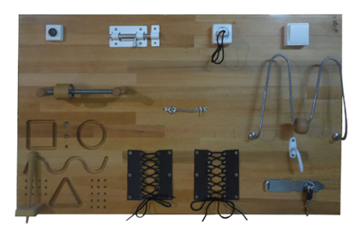 Комплект тренажеров 402.1 "Я Могу!" на специализированной настенной панели - фото 70218315