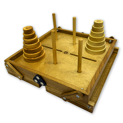 Настольная игра из дерева «Ханойские башни» S - фото 70369499