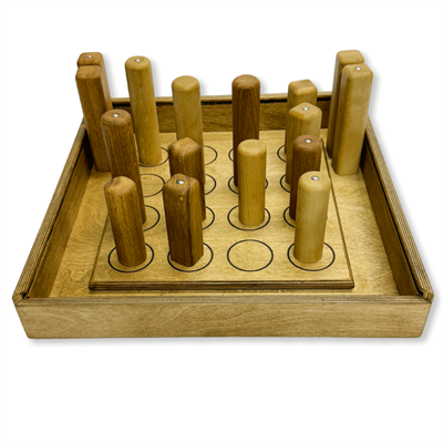 Настольная игра из дерева «Кварто» в пенале Лайт - фото 70369931