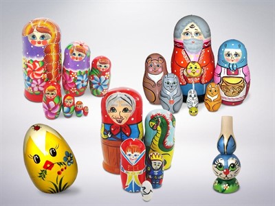 Комплект народно-патриотических игрушек для детского сада - фото 70470854