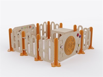 Модульный игровой манеж из коллекции «НЕГА» №2 (малый) - фото 70472060