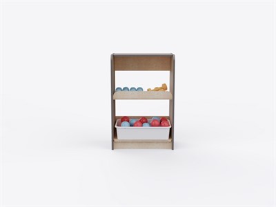 Стеллаж с бортиком из коллекции «НЕГА» (560х855х350) - фото 70472561