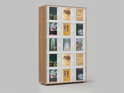 Стеллаж журнальный из коллекции СТУГЛ 90х35х150 см - фото 70855000