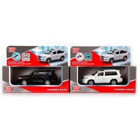 Модель GARAGESMA-20PL-LEX ГАРАЖ 20,5 см, LEXUS LX-570, желт Технопарк в коробке /24/