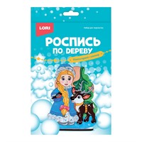 Набор для творчества Роспись по дереву.Новогодний сувенир Снегурочка с оленем Фнн-024 Lori