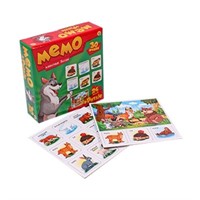 Игра Животные России+Мемо 30 фишек МП-0368