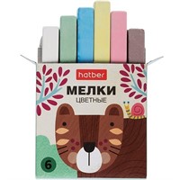 Мел цветной 6шт Нарисуй-ка!  ML_082951 Hatber