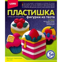 Набор для творчества Фигурки из теста Вкусные пирожные Тдл-026 Lori