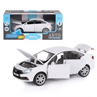 Модель 1:24 LADA VESTA седан,цвет белый 1251124JB Автопанорама