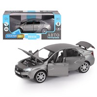 Модель 1:24 LADA VESTA седан,цвет серый 1251126JB Автопанорама