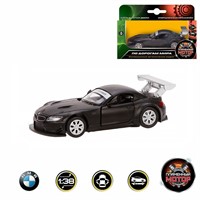 Модель 1:38 BMW Z4 GT3, откр.двери, 11см, черн. матовый 870297 Пламенный мотор