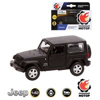 Модель 1:42 Jeep Wrangler черный матовый 870299 Пламенный мотор