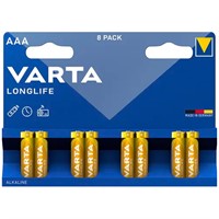 Элемент питания 04103113414/170727 LR 3 Varta Longlife (8шт)  8xBL   /цена за упак/