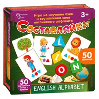 Деревянная игра Составляйка+ENGLISH ALPHABET 8611