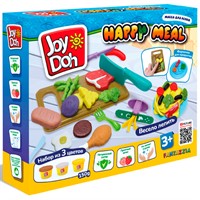 Набор для творчества Масса для лепки Joy Doh набор HAPPY MEAL-ОБЕД НА ВСЮ СЕМЬЮ,мн. блюд, 16 аксессуаров,3 баночки с тестом MEAL-150 pot /12/ ***