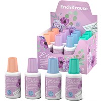 Коррект. жидкость с кисточкой Pastel Bloom, 20г, ассорти 61927 ErichKrause