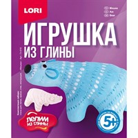 Набор для творчества Игрушка из глины Мишка Гл-010 LORI