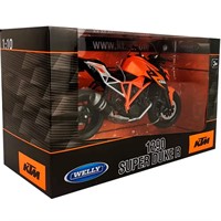 Модель 1:10 Мотоцикл KTM 1290 SUPER DUKE R, оранжевый 62809W